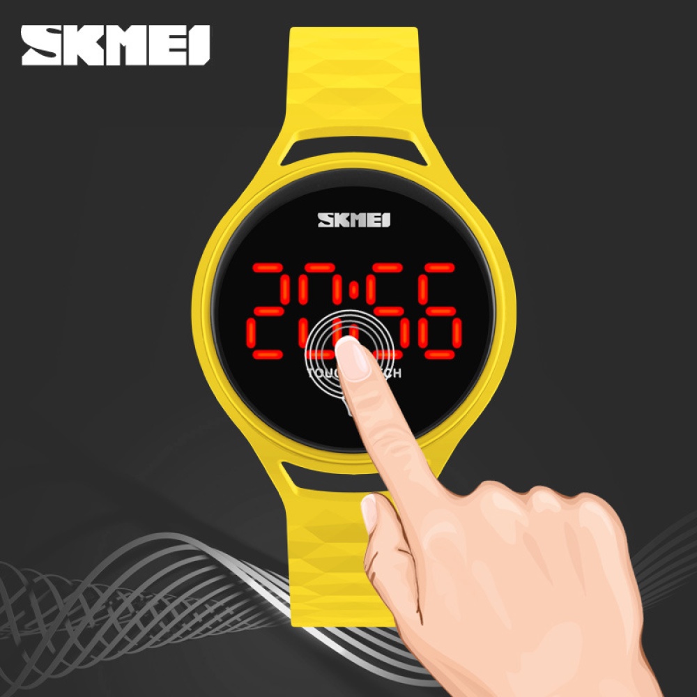 SKMEI Digital Electronic Watch Outdoor Sport Casual Waterproof Wristwatch Black - Image 3