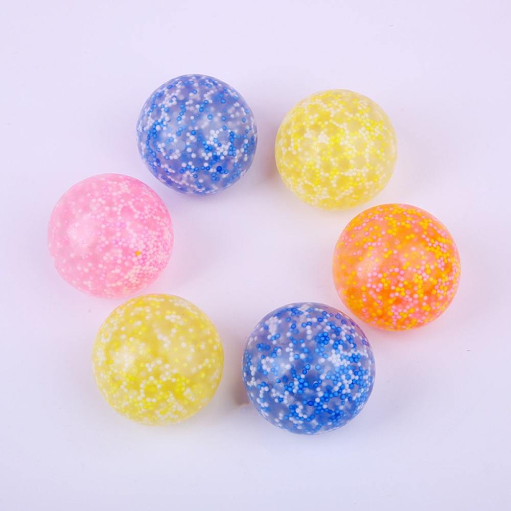 Decompress Vent Ball Stress Squeeze Relax Jelly Beads Colourful Toy Hand Anti-stress Relief Pressure Orange - Image 3