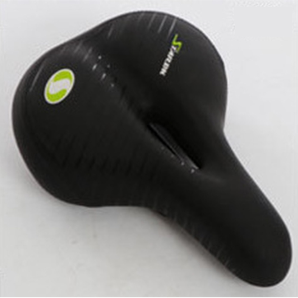 Mountain Bike Cushion with Light Thicken Widen Seat Comfortable Line green_270*200mm - Image 2