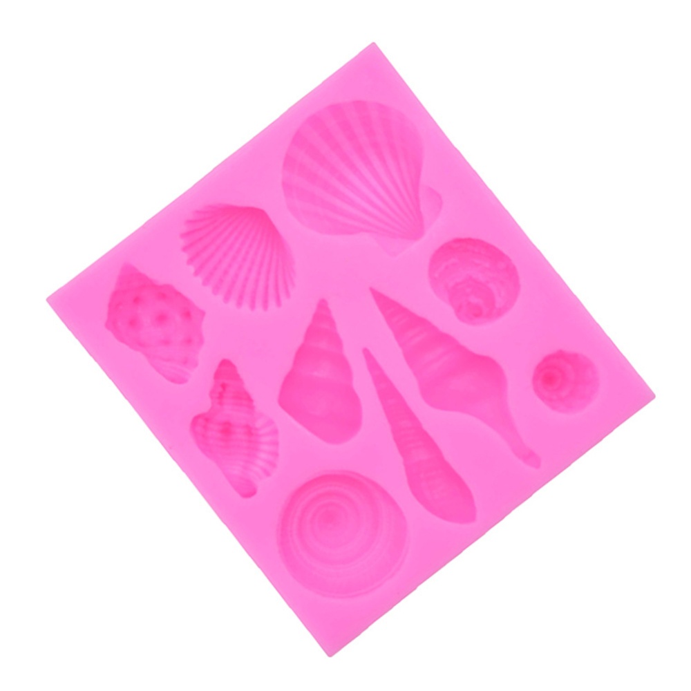 3pcs Cute 3D Silica Gel Mould Mermaid Tail Shape Cake Decorating for Baking Dessert 3-piece set - Image 2