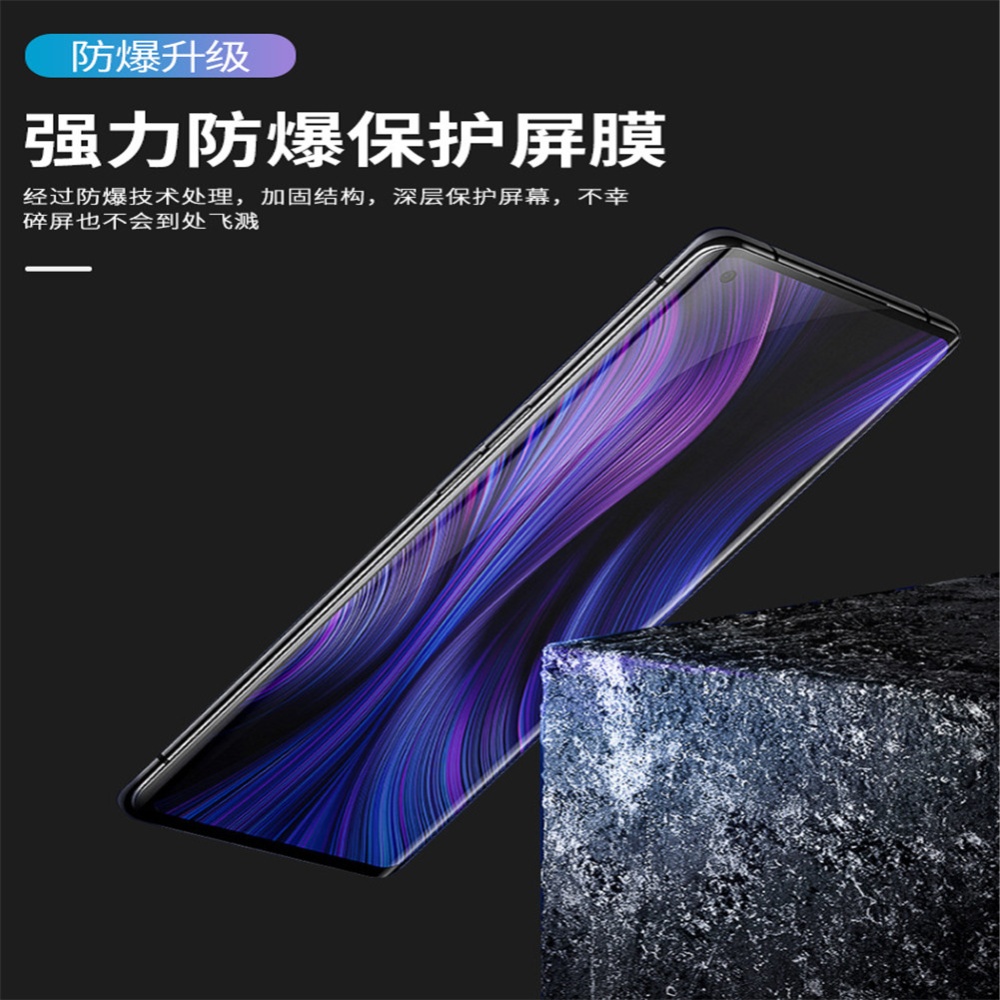 3D Curved Full Screen Protective Anti-Shock Protectors for xiaomi 10/10pro black - Image 3