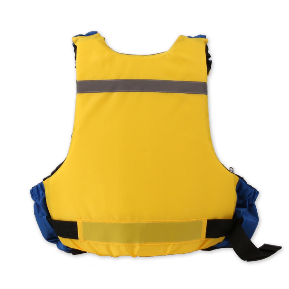 Life Jackets Epe Adult Professional Flood Control Surfing Buoyancy Vest Drifting Yellow and blue_free size - Image 2