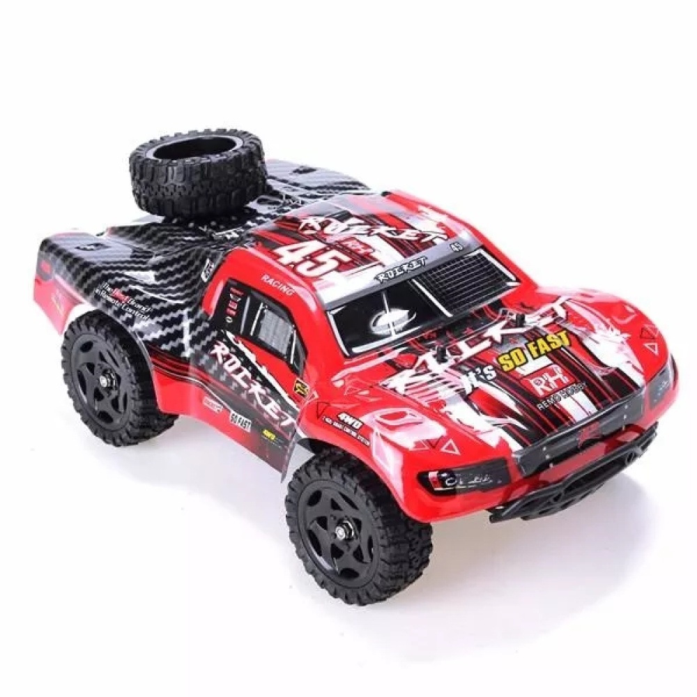 REMO 1621 1/16 RC Short Course Truck Car Kit with Shell Without Electronic Parts KIT red - Image 3