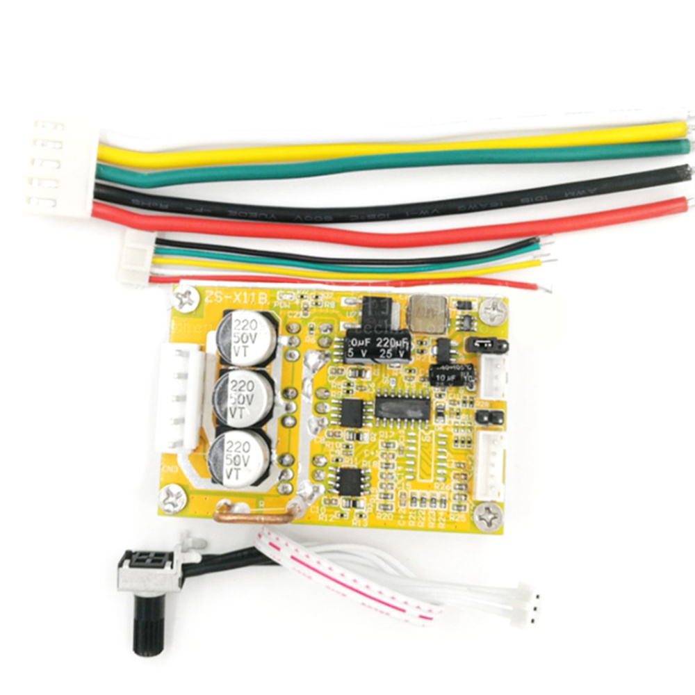 BLDC Three-phase Dc Brushless Hall Motor Controller Set High Power Plc Driver Board