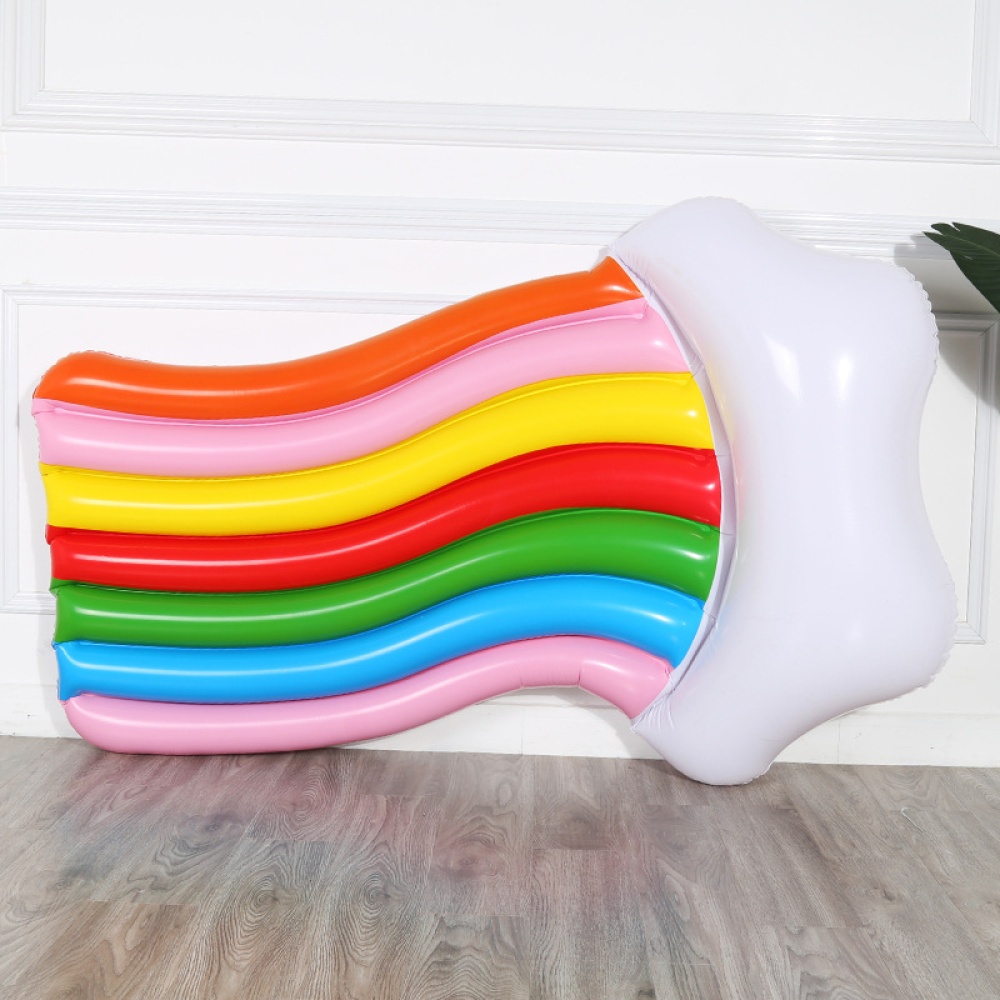 Inflatable Cloud Shape Flowing Row Colorful Water Lounge Chair color_180*120cm - Image 3