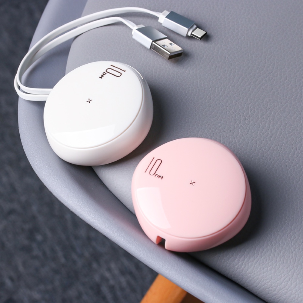 Portable 1M New Single Head Fast Charging Flexible type-C Data Cable for IOS Huawei Android USB Travel pink - Image 2