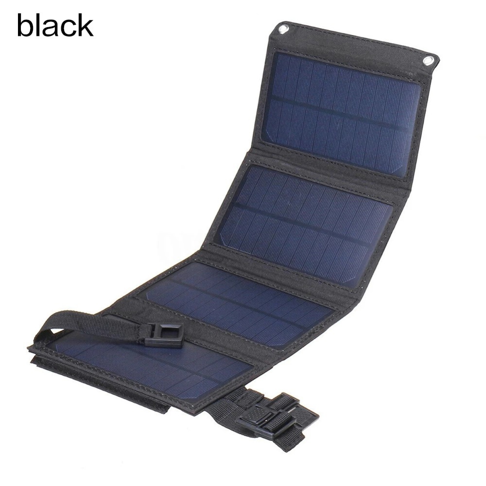 Foldable Solar Panel Portable Flexible Small Waterproof 20w 5v Panels Mobile Phone Power Bank Outdoor Charger Camouflage - Image 3