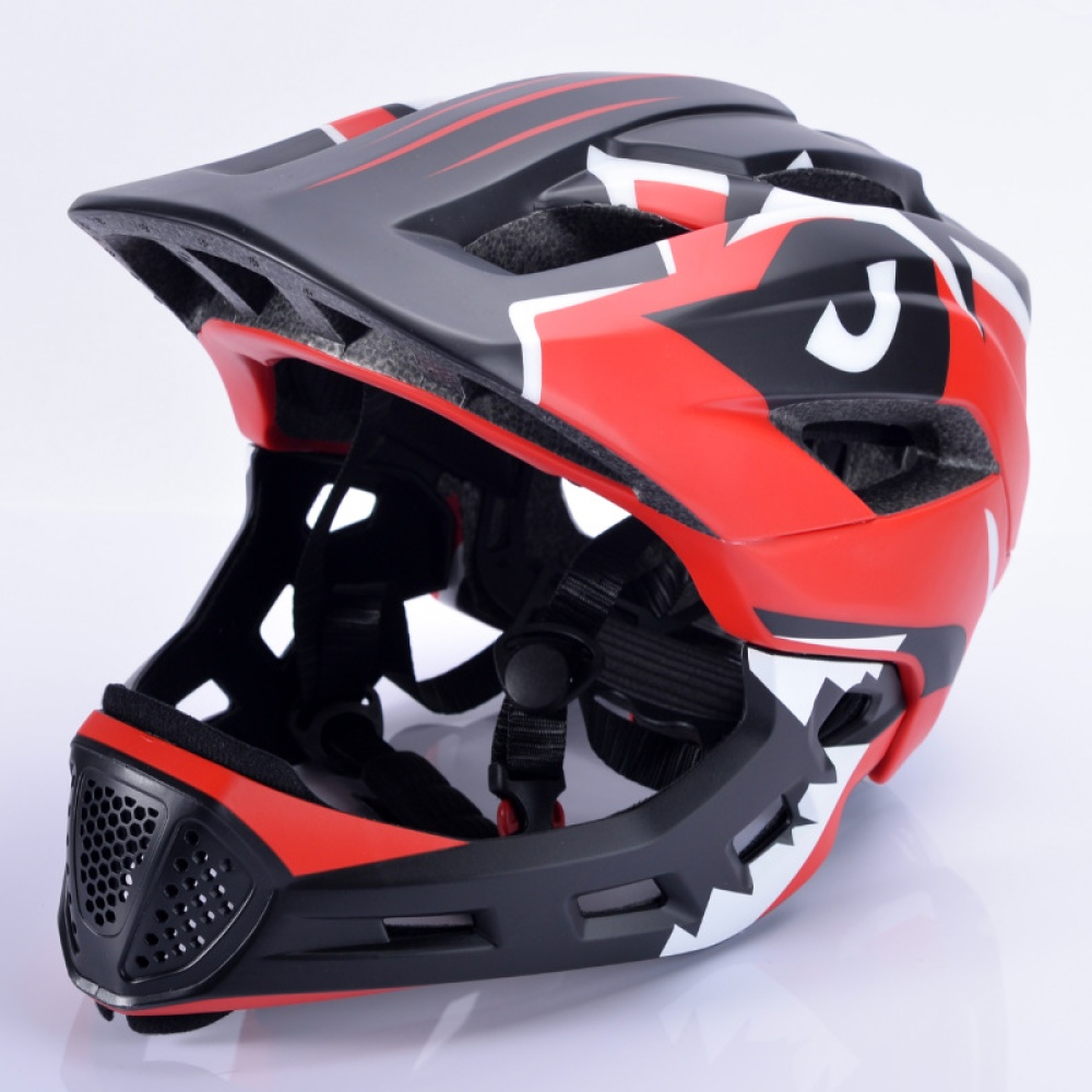 Bicycle Helmet Children Balance Bike Full Integrally-molded Outdoor Cycling Accessories red_Free size - Image 3