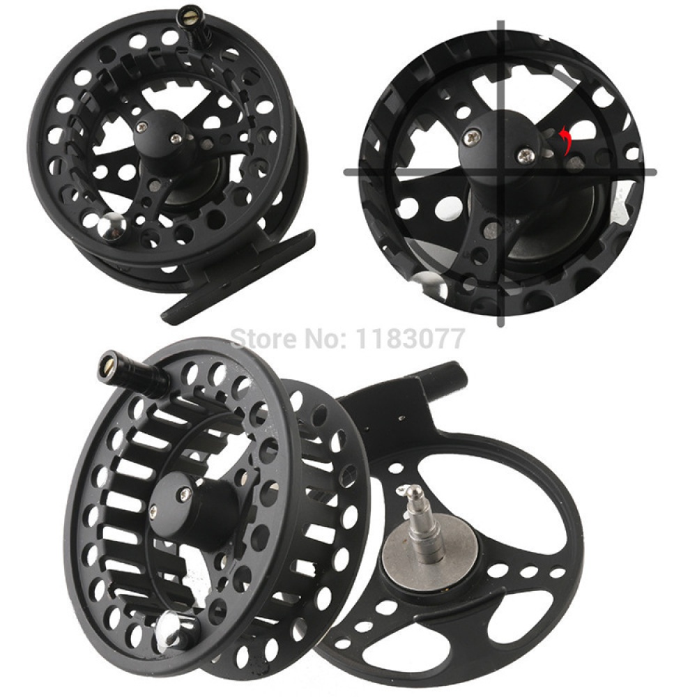 Aluminum Alloy Flyfishing Reel OD 85MM Front Wheel Export Fishing 8.5CM does not wind - Image 3