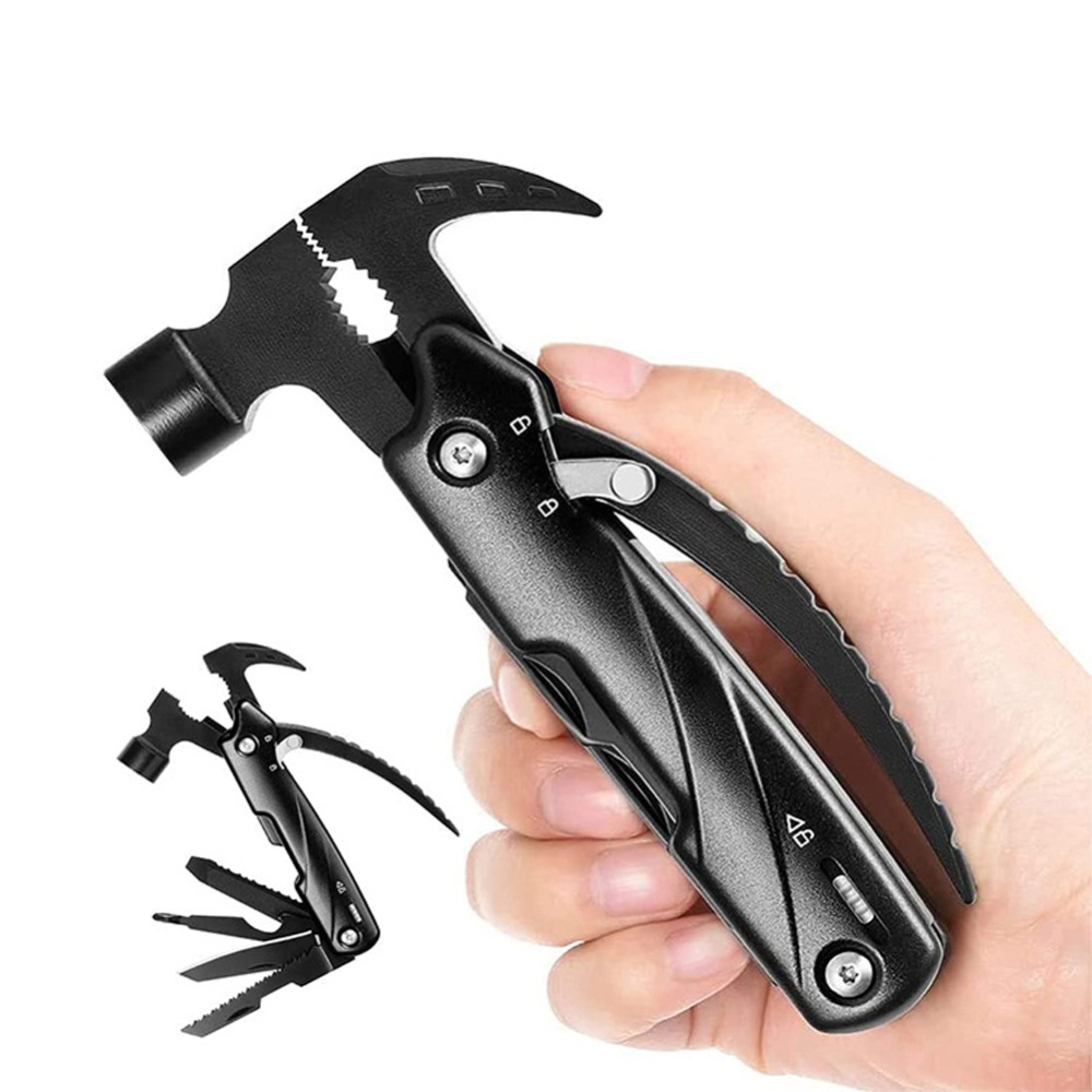 Stainless Steel Mini Claw Hammer Outdoor Camping Life-saving Emergency Combination Tool MS035 - Image 3