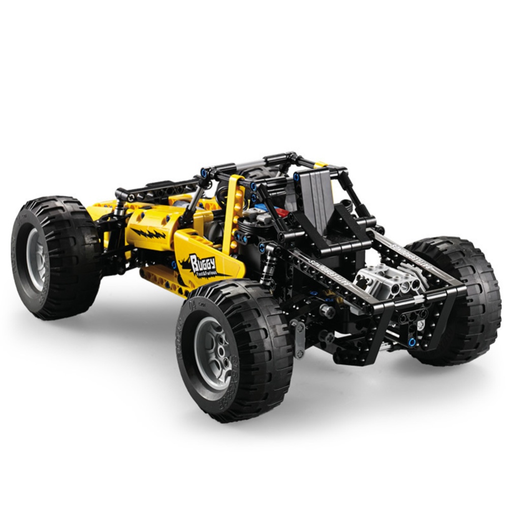 Building Block Climbing Car Toys Rear Drive All Terrain Remote Control Off-road Vehicle Assembled Model For Children Boys As picture show - Image 3