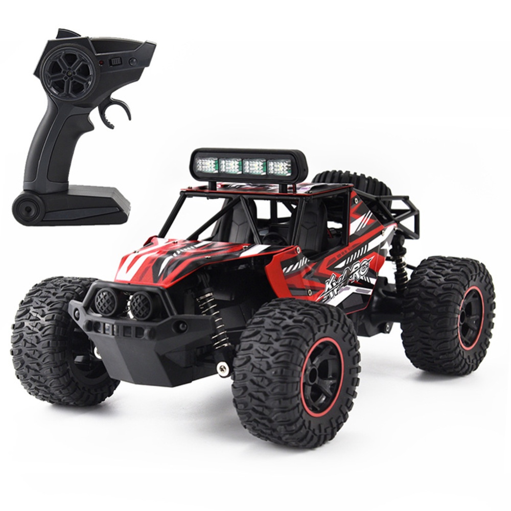 Kyamrc Ky-1601a 1:16 Remote Control Car with Lights Throttle Alloy 2wd High-speed Climbing for Boys Blue - Image 2