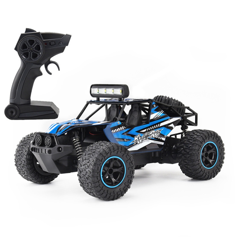 Kyamrc Ky-1601a 1:16 Remote Control Car with Lights Throttle Alloy 2wd High-speed Climbing for Boys Blue - Image 3