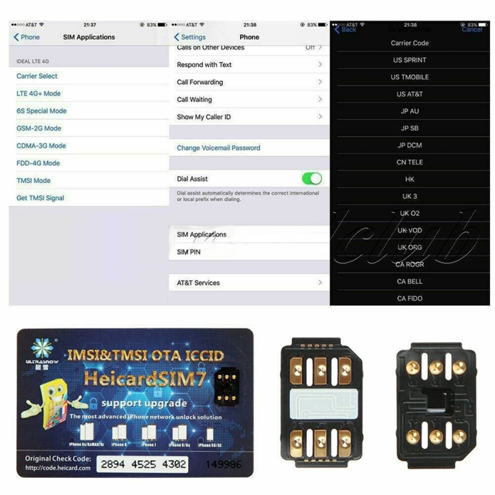 RSIM 13 Nano Unlock Sim Turbo Card fits iPhone XS Max XR GPP R iOS 12 11 4G As shown - Image 3