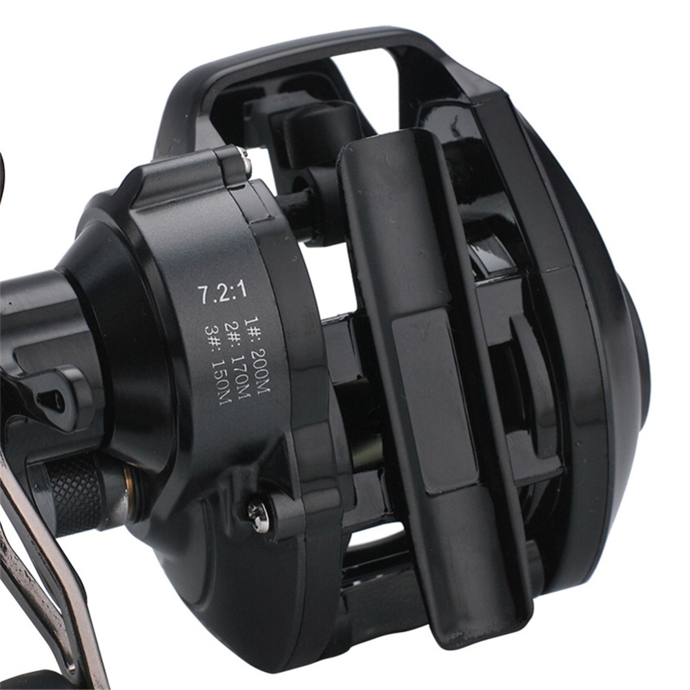 Baitcasting Reel 19+17.1 Full Metal Wire Cup Explosion-proof Raft Fishing Magnetic Brake Left Right Hand Wheel hand - Image 2