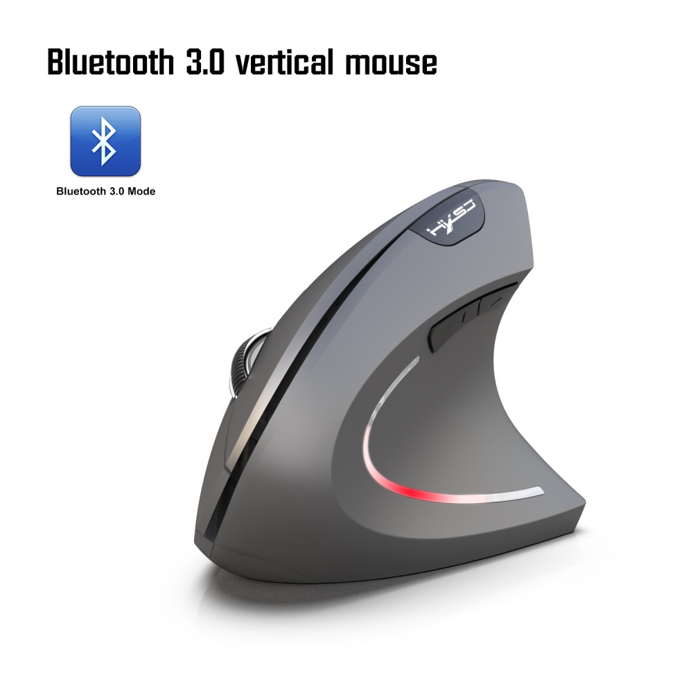 Bluetooth Vertical Mouse Ergonomics 800/1600/2400DPI Prevention Hand Game Office PC Notebook Accessories black - Image 2