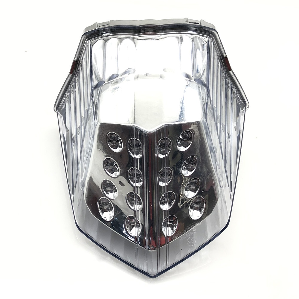 Motorcycle Modified Led Turn Signal Rear Warning Tail Light Brake For Yamaha XJ6 FZ6R Blackened shell - Image 3