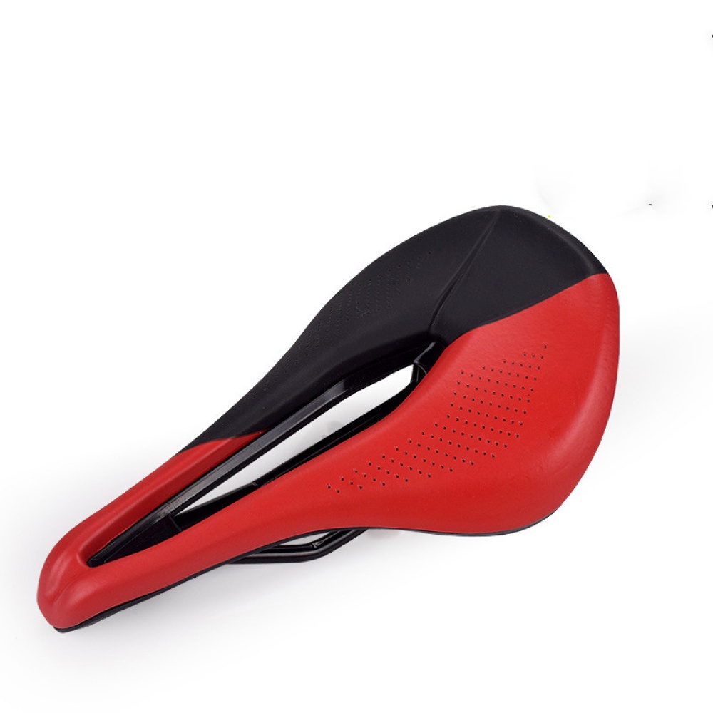 Highway Bike Cushion Mountain Saddle Hollow Riding Racing Seat Matte black_250mmx150mm - Image 2