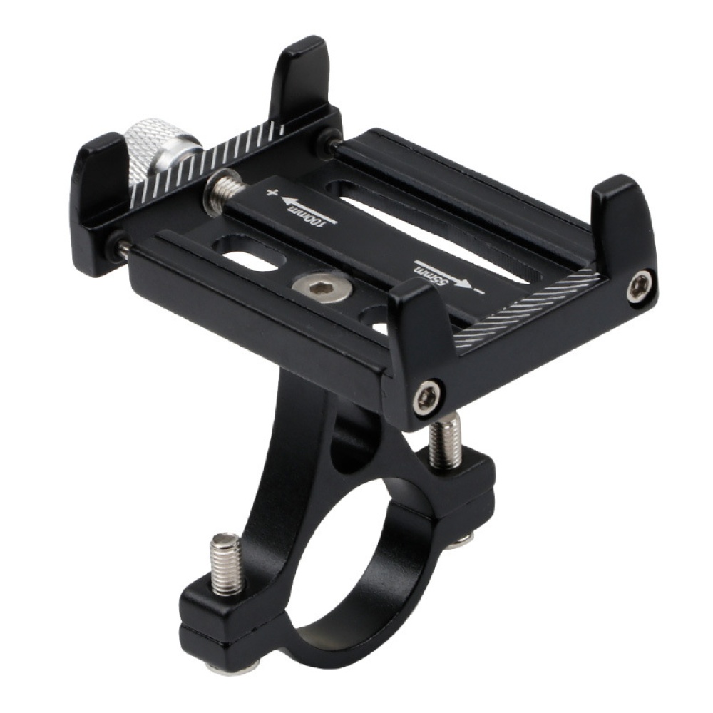 Bicycle phone bracket Mobile Phone Stand Aluminium Alloy Motorcycle Navigation Holder Cell Frame Special mobile holder black - Image 3