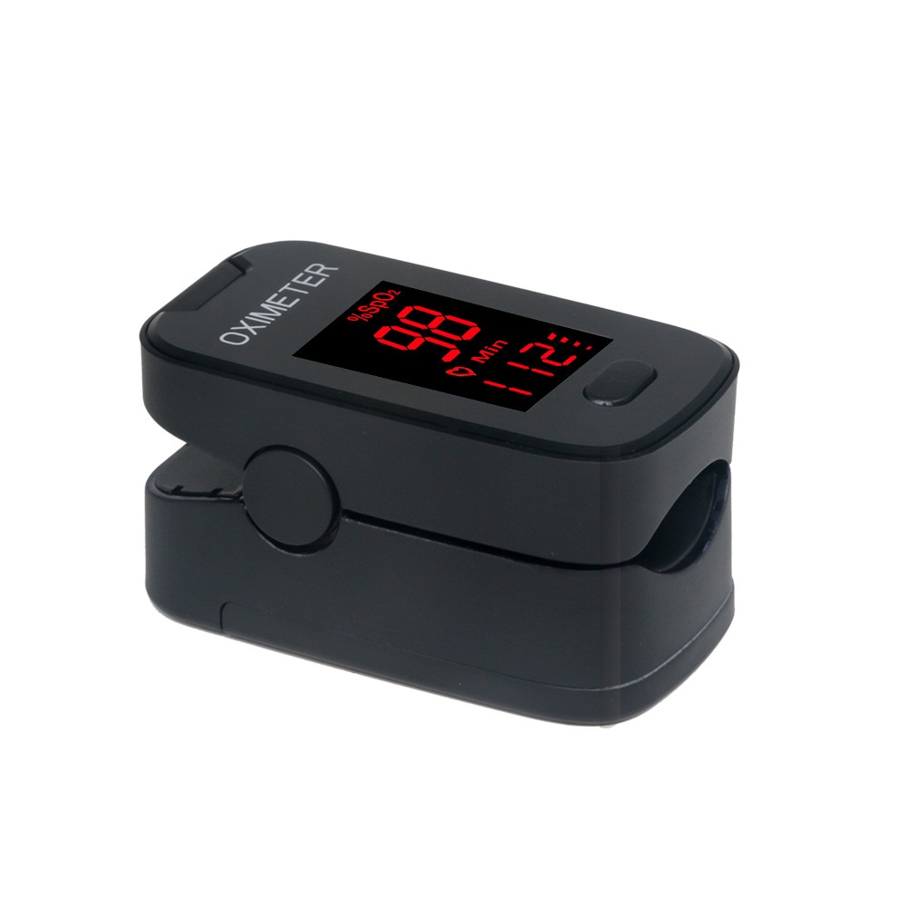 Pulse Blood Oxygen Level Fingertip Saturation Monitor SPO2 Finger Oximeter Black without battery - Image 3