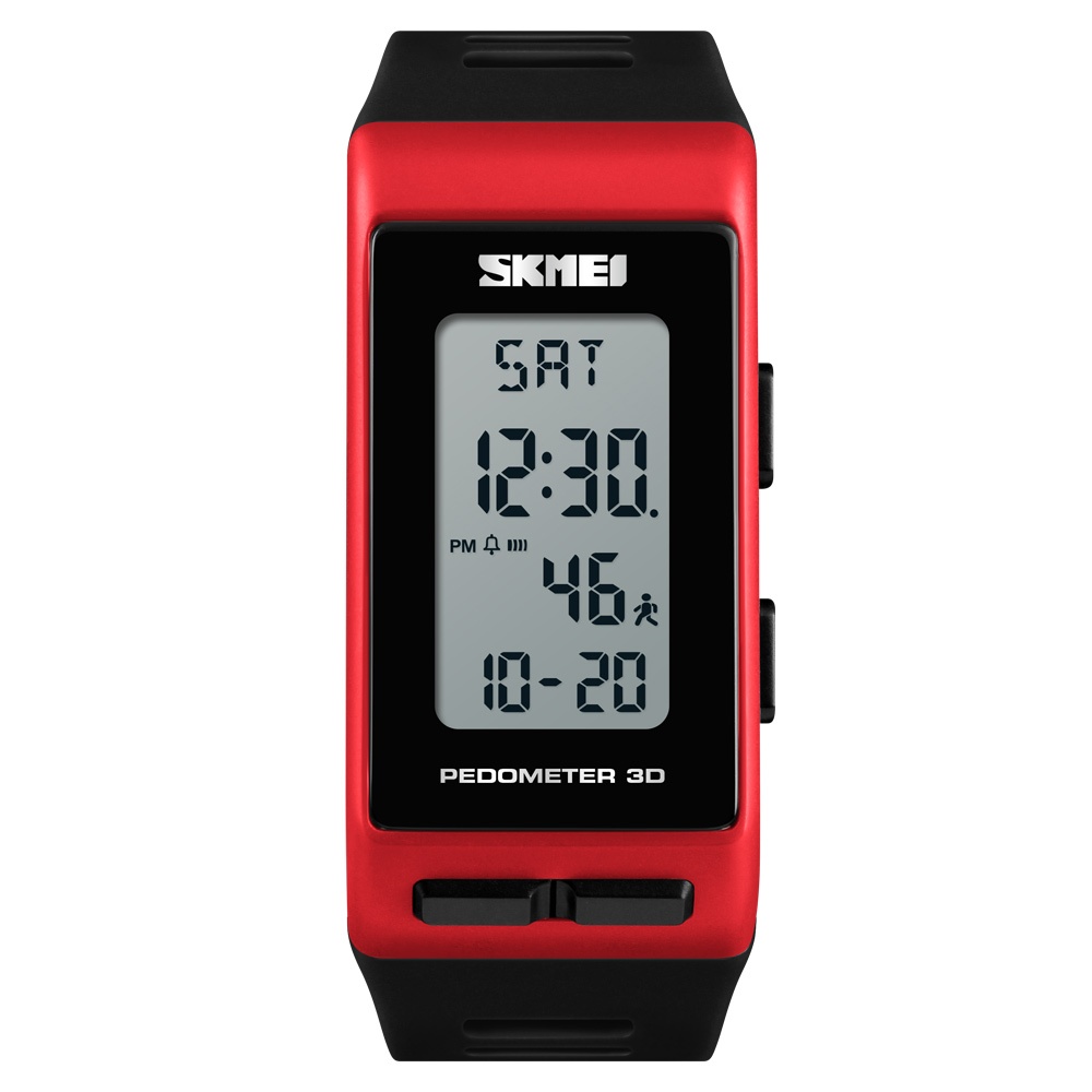 SKMEI Kids Digital Watch Outdoor Sports Waterproof Shockproof Luminous Wrist Gray - Image 3