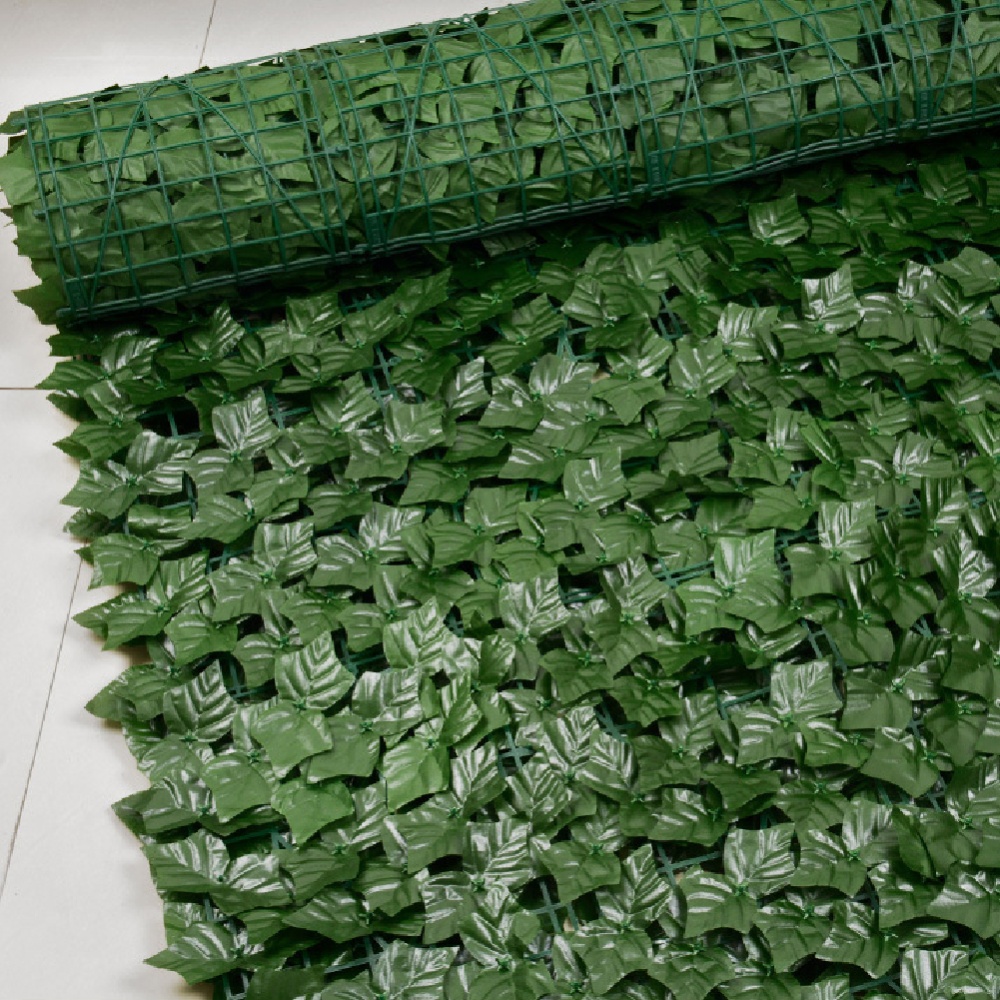 Artificial Hedges Faux Leaves Fence Privacy Screen Cover Panels  Decorative Trellis