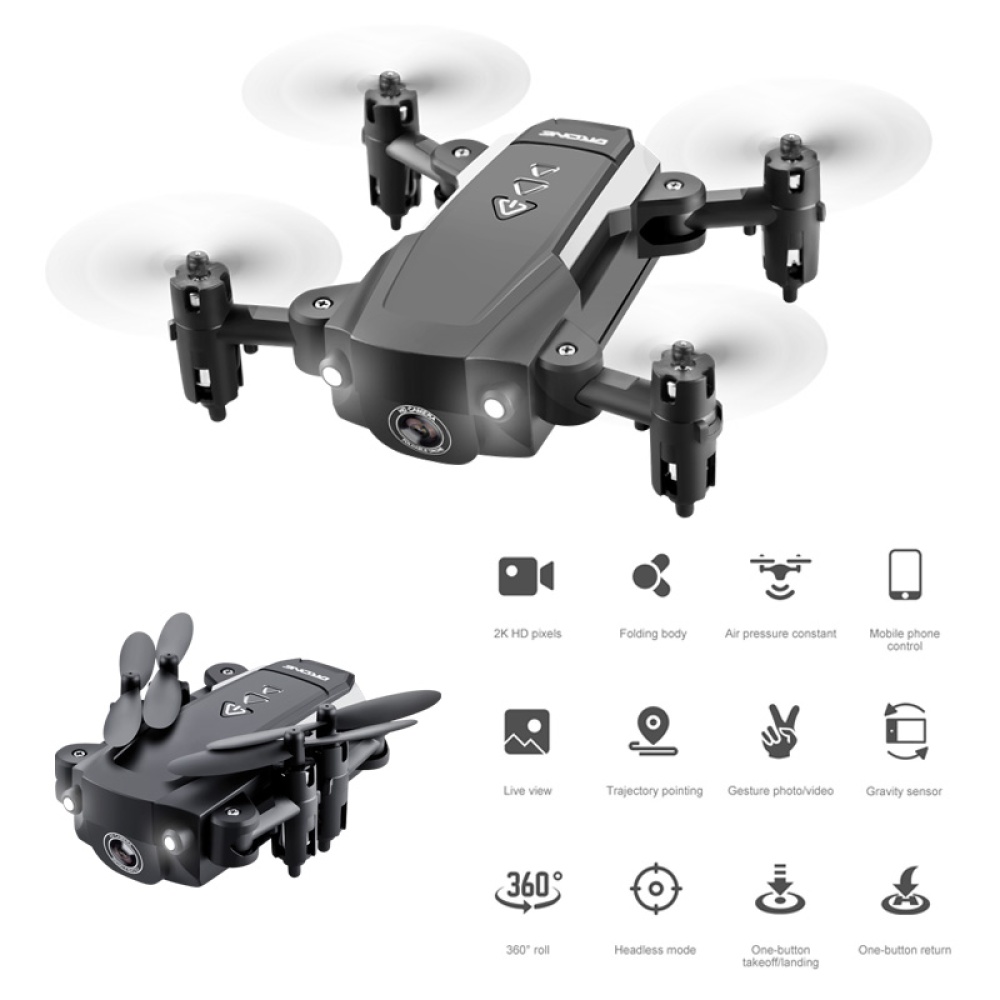 KK8 Foldable Mini Drones RC FPV Quadcopter HD Camera WIFI Drone Selfie Rc Helicopter Juguetes Toys For Boys Girls Kids 720P + BAG - Image 3