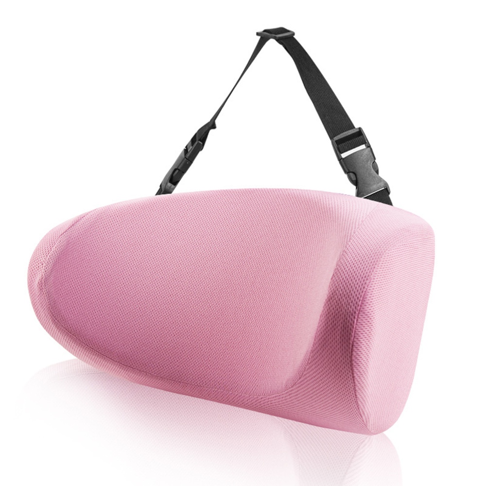 Car Child Headrest Seat Side Sleeping Pillow Soft Memory Foam U-shaped Neck Interior Accessories pink
