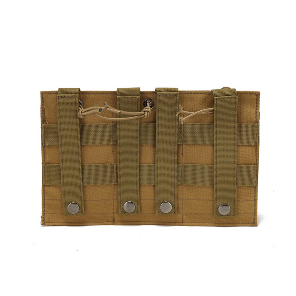 Outdoor Bag Utility Waist Pack Pouch Oxford Cloth Vest With Storage Pocket For Hiking Khaki_One size - Image 3