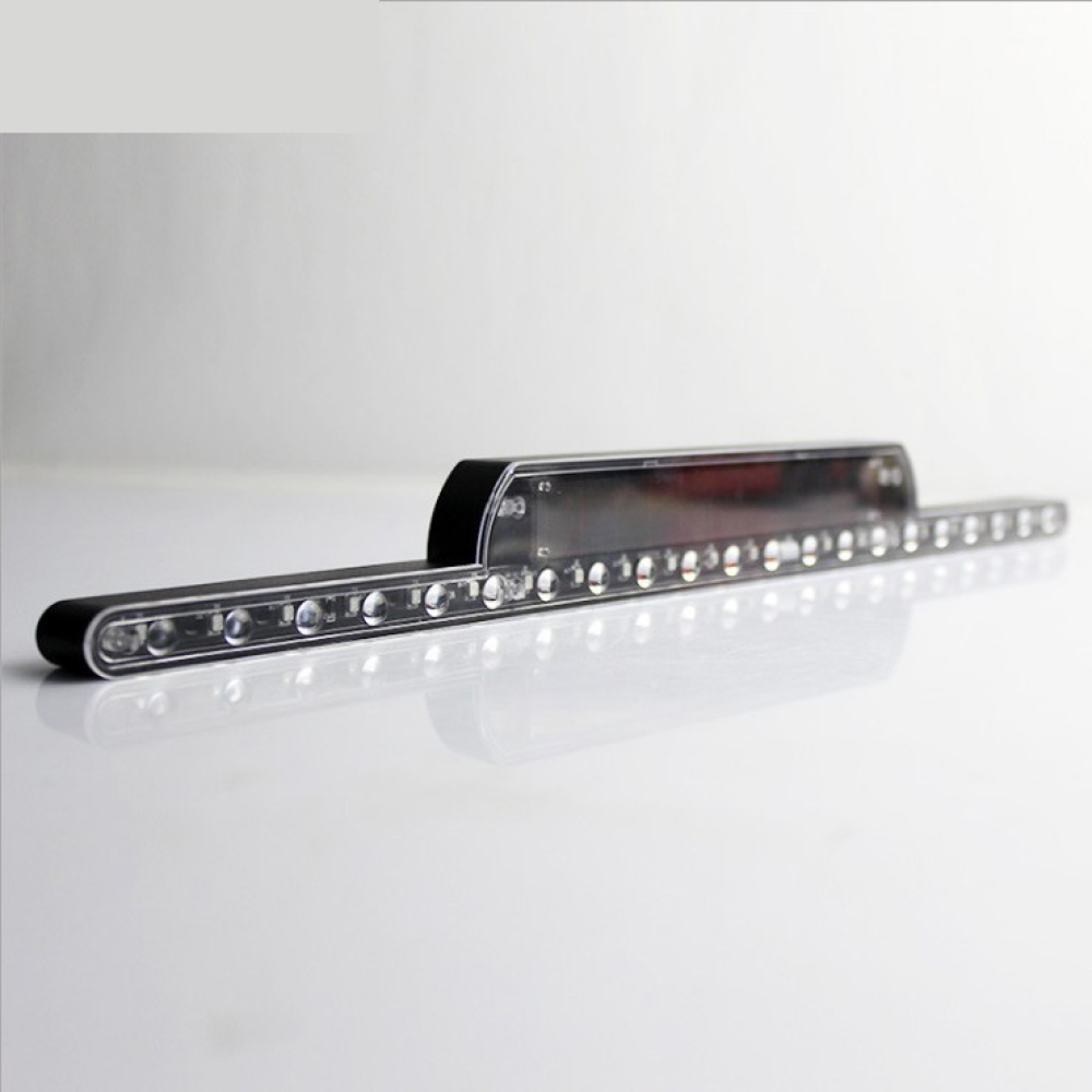 Car Solar Sucker Ranger Light Strobe LED Stripe Rear Warning Bar 40.3cm - Image 3