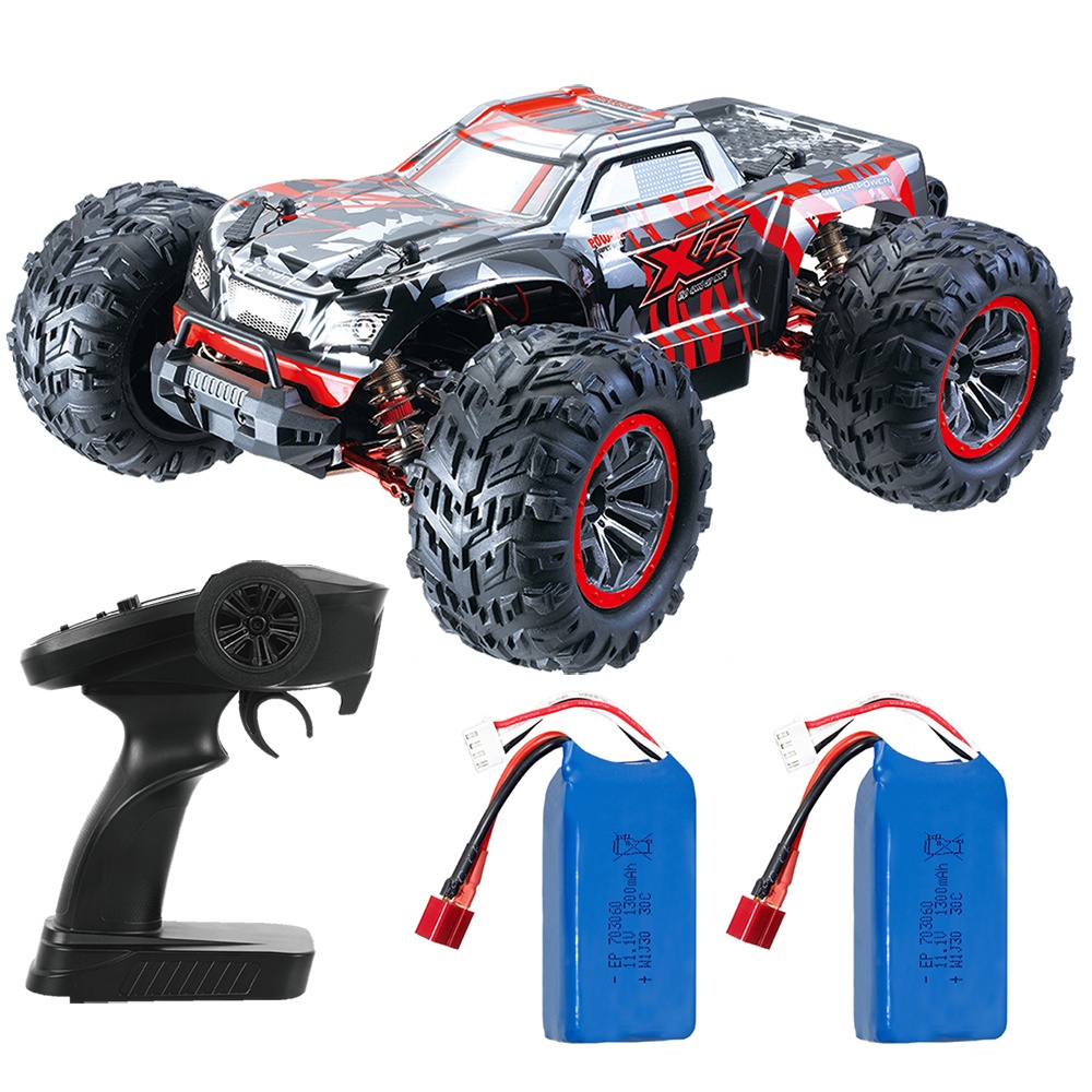 Xlf F17p 2.4g Remote Control 80km/h Full-scale Four-wheel Drive Off-road Vehicle 1:14 Bigfoot Brushless High-speed Car Rc Model Dual battery - Image 3