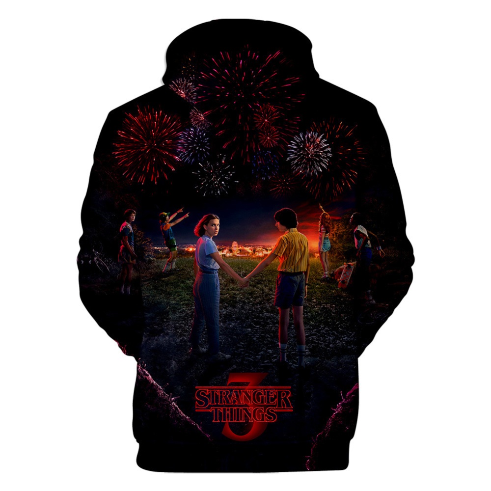 Stranger Things 3D Color Printing Hooded Sweatshirts for Men Women Adults Q-3663-YH03 B_XXL - Image 2