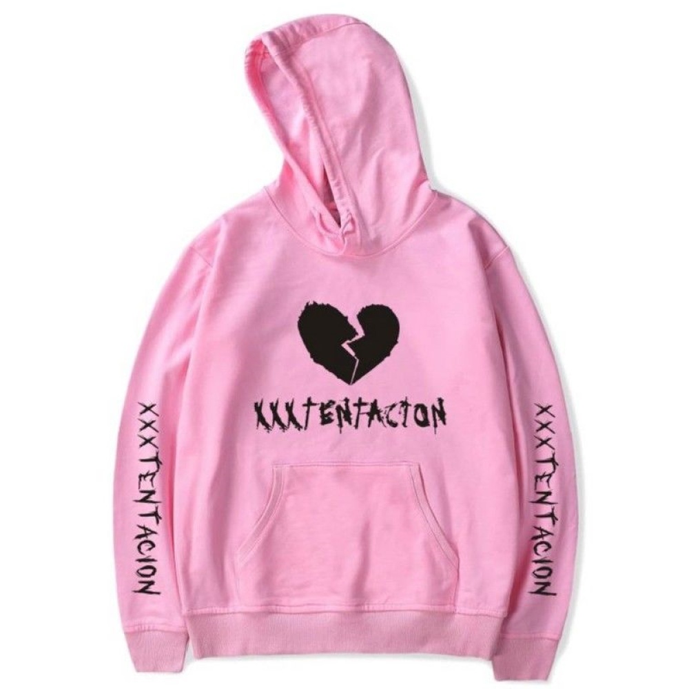 Men/Women Heartbreak Hoodie Fashionable Warm Fleeced Hooded Pullover Top gray_S - Image 3