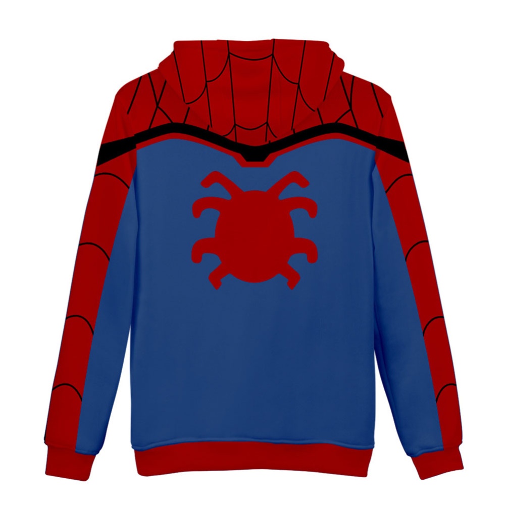 Men Women Stylish Cool Printing Spiderman Heroes Cosplay Sweater Hoodies Style A_M - Image 2