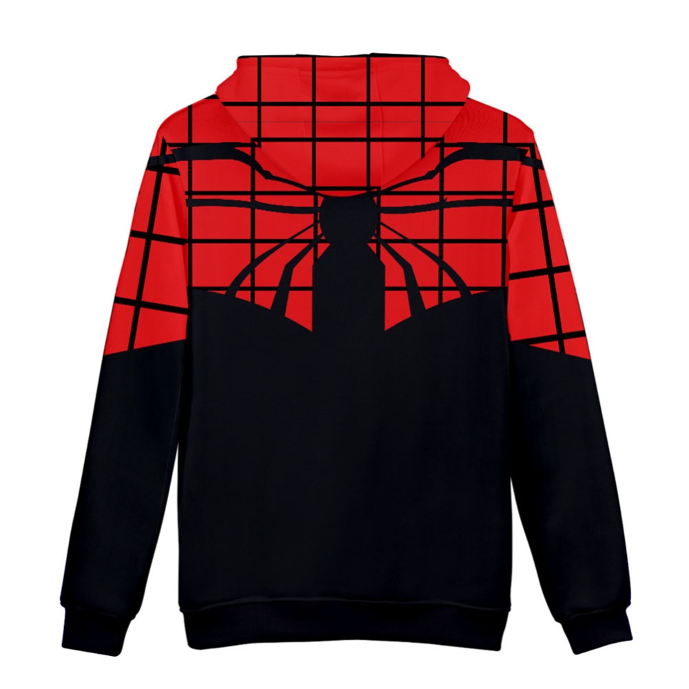 Men Women Stylish Cool Printing Spiderman Heroes Cosplay Sweater Hoodies Style B_L - Image 3