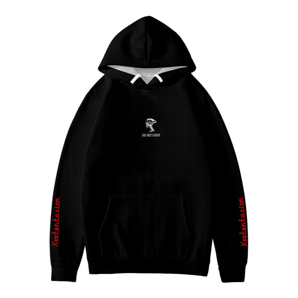 Rapper XXXTENTACION Korean Hoodie Hooded Long Sleeve Printing Tops A picture_XXXL - Image 3