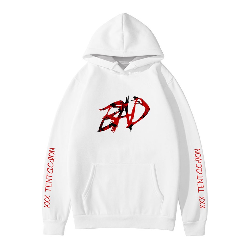 Rapper XXXTENTACION Korean Hoodie Hooded Long Sleeve Printing Tops A picture_XXXL - Image 2