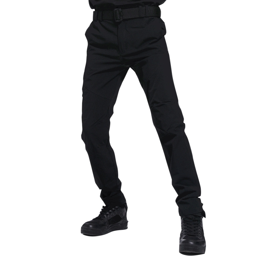 Men Thin Wear Resistant Cargo Pants with Pockets gray_XL - Image 2