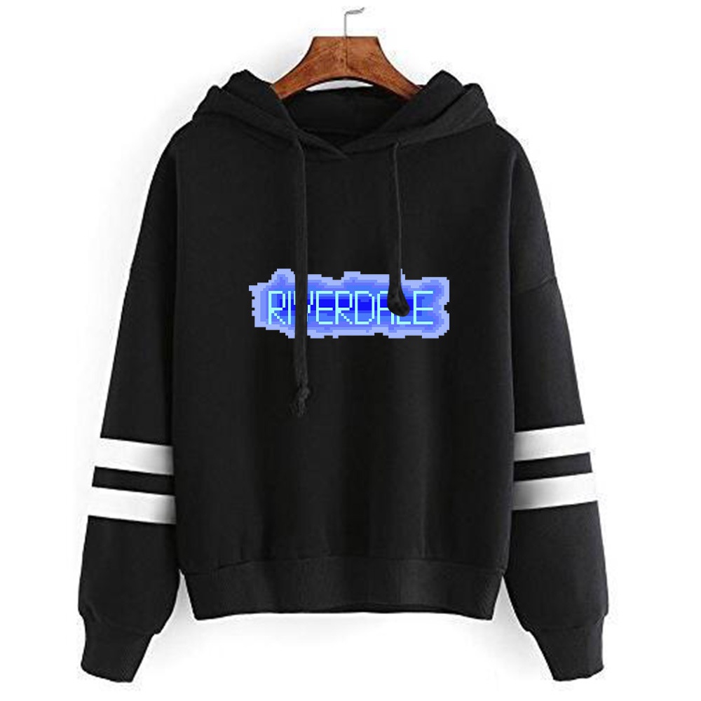 Men Women American Drama Riverdale Fleece Lined Thickening Hooded Sweater Black C_S - Image 2