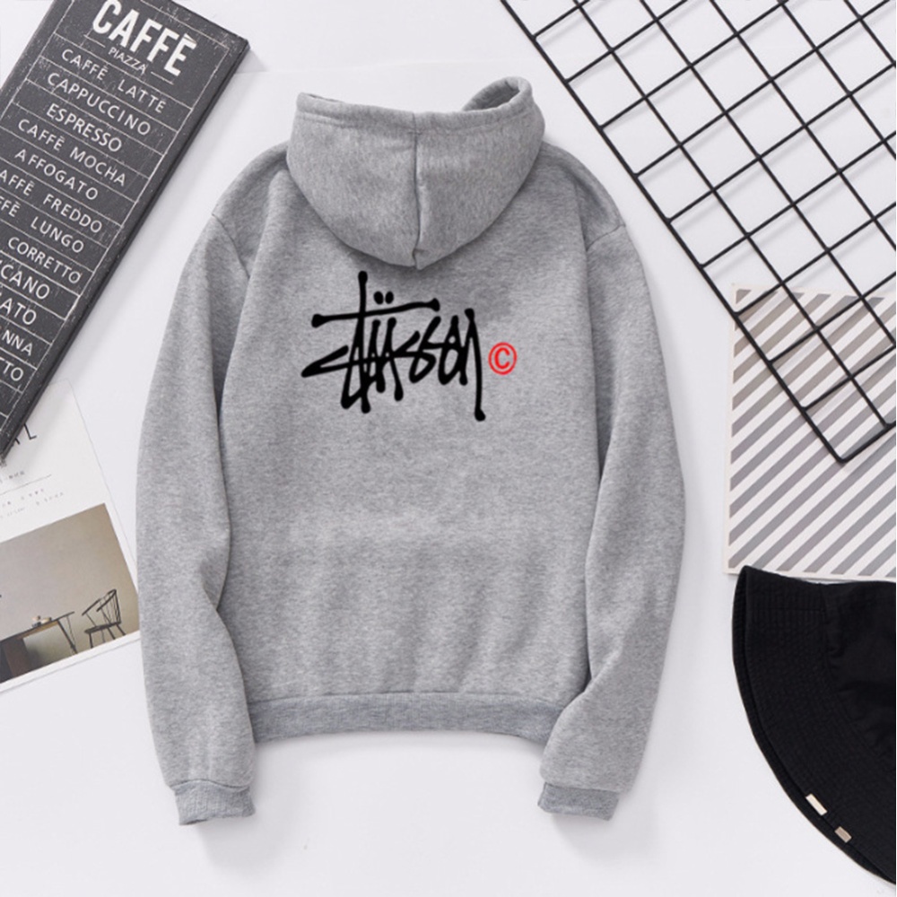 Men Women Lovers Fleece Thicken All Match Casual Sweatshirts Top Coat for Students Gray 991#_L - Image 3