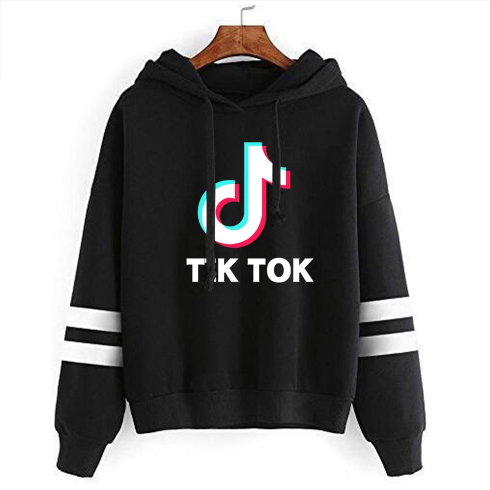 Men Women Letters Printing Long Sleeve Sport Casual Work Hoodies Pullover Sweatshirt Black A_XXL - Image 2