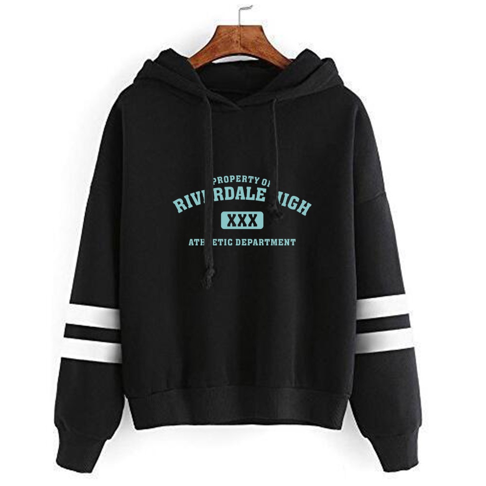 Men Women American Drama Riverdale Fleece Lined Thickening Hooded Sweater Black A_L - Image 2