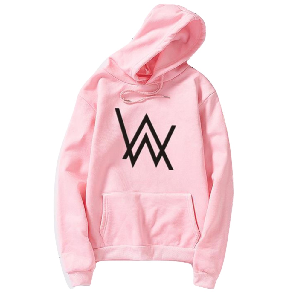 Warm Thicken Fleece Hooded Sweatshirt for Couples Lovers pink_L - Image 2