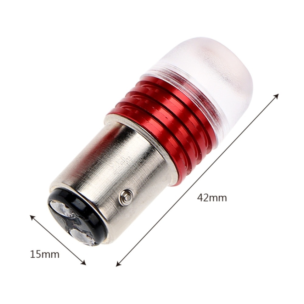 2pcs 1157 DC12V / 1.5W Car Strobe Brake Lights(Red Light) - Image 2