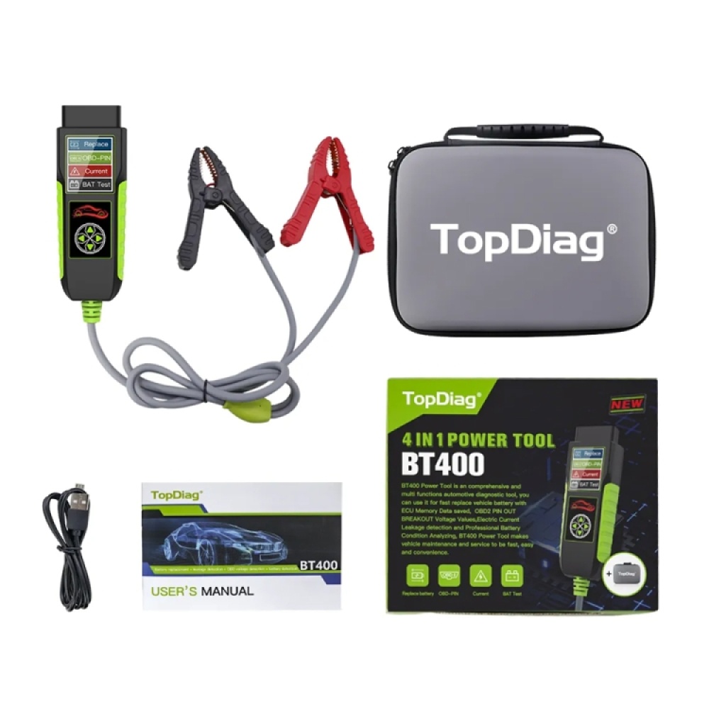 TopDiag BT400 4 in 1 Car Battery Intelligent Analyzer Diagnostic Instrument - Image 3