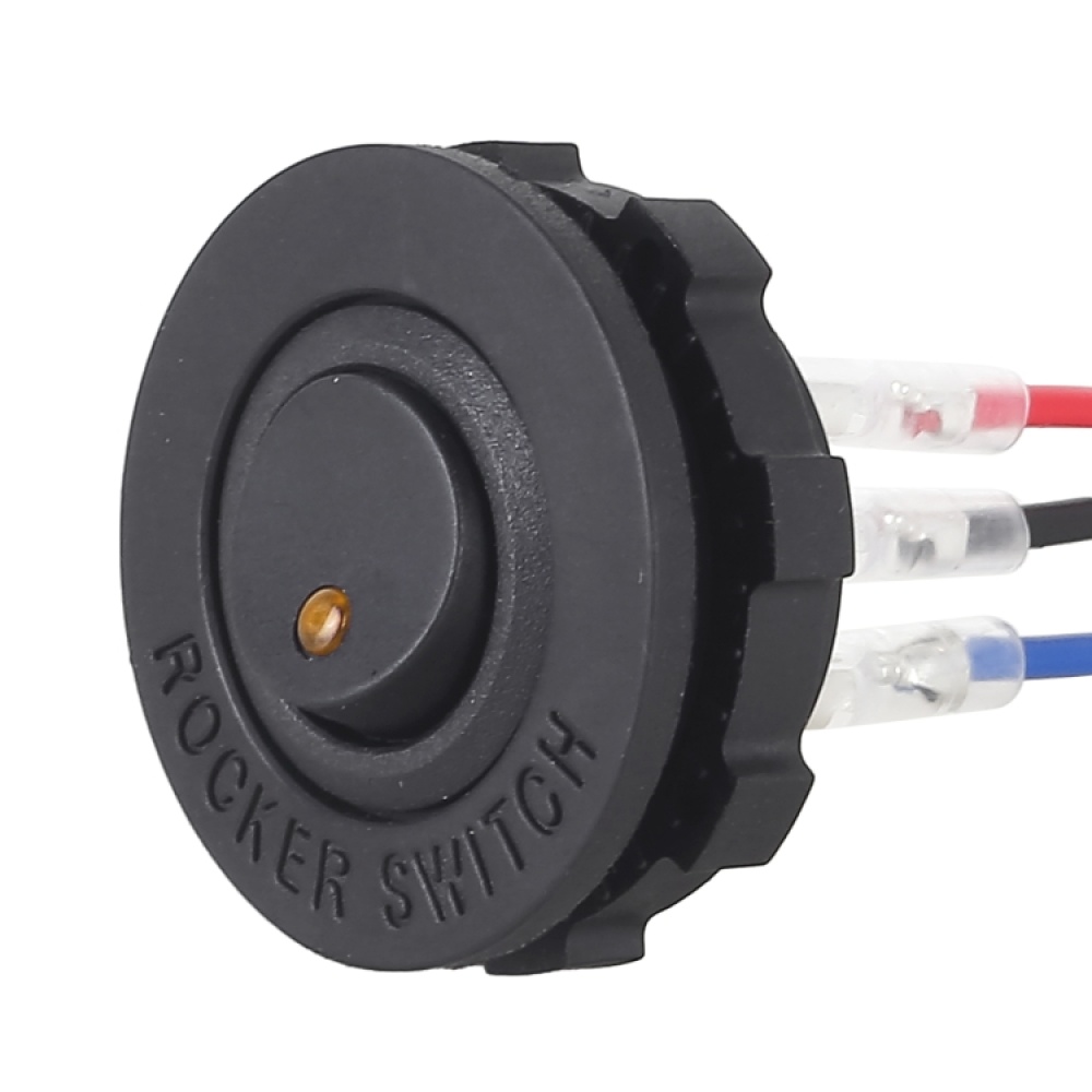 Car / Boat Modified Switch with 11cm Cable (Yellow Light) - Image 2