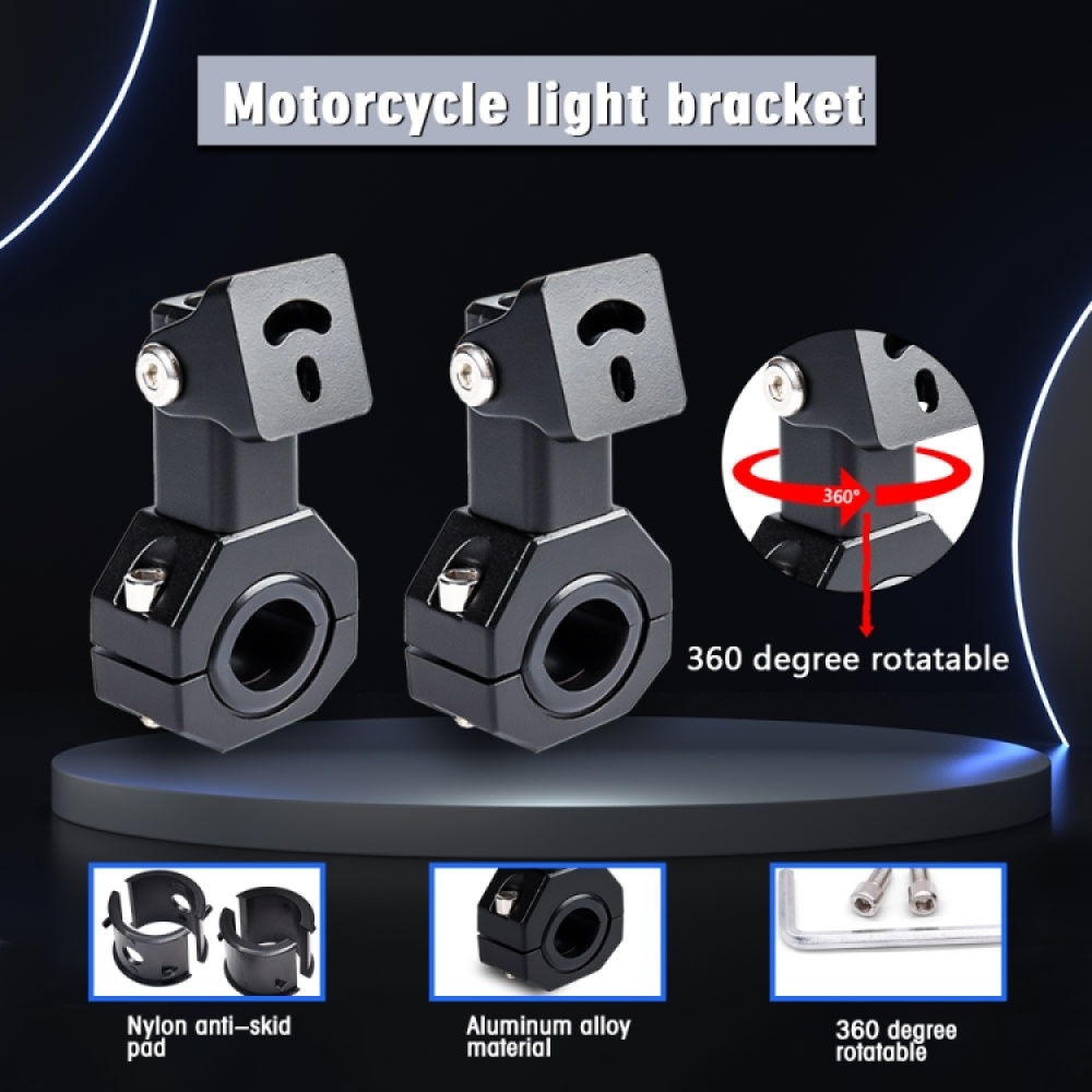 2pcs LT02 Motorcycle Light Universal Bracket - Image 3