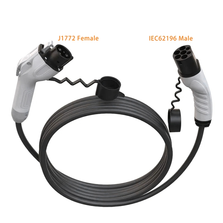 Feyree 16A 4KW Home New Energy Vehicle Charger Type 2 to Type 1 Charging Cable Single Phase, Length: 5m - Image 3