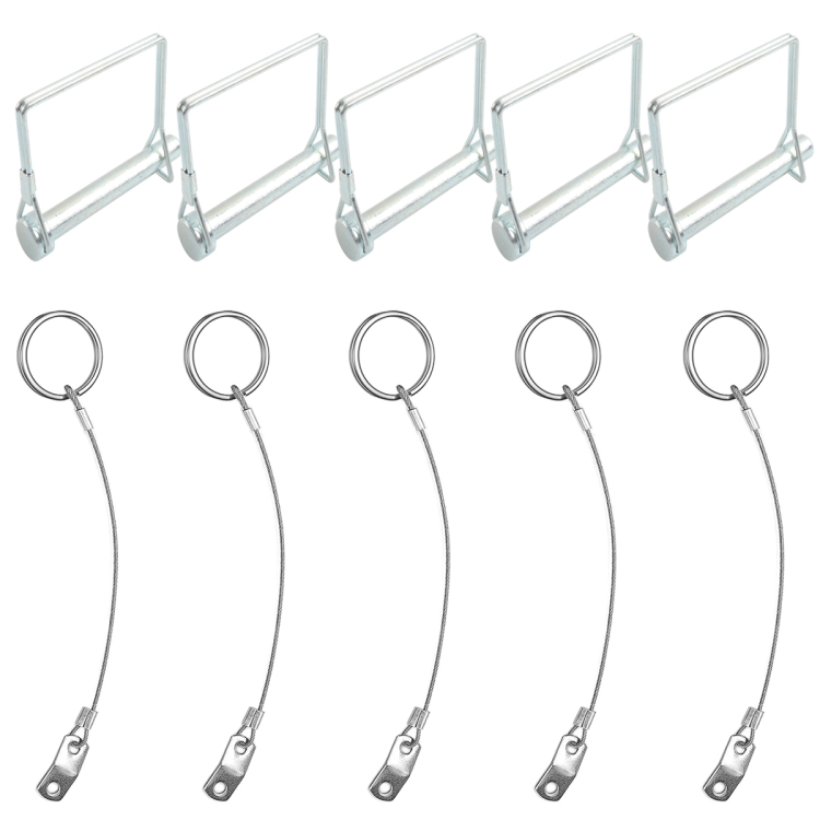 A8062 5 in 1 6x70mm Stainless Steel Square-shaped Spring Pin