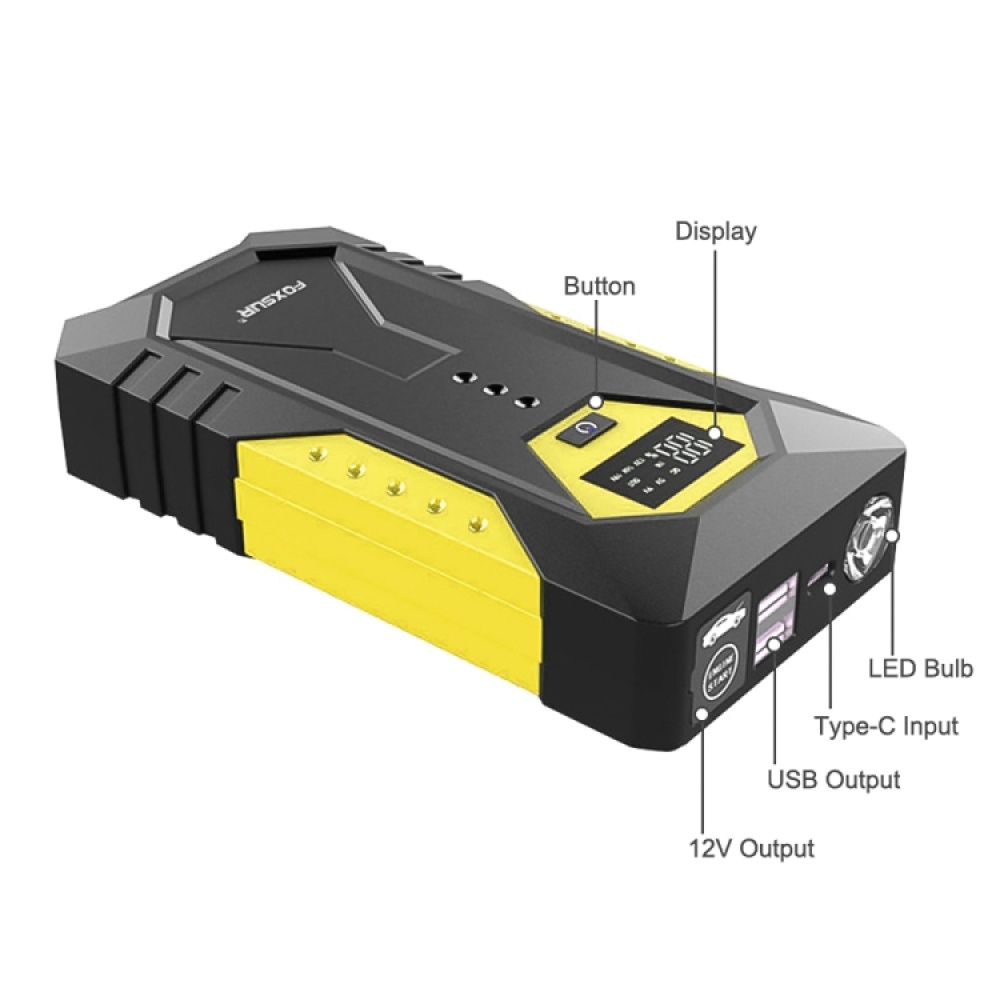 FOXSUR FJS-600 Car Multifunctional Emergency Start Power Supply - Image 2